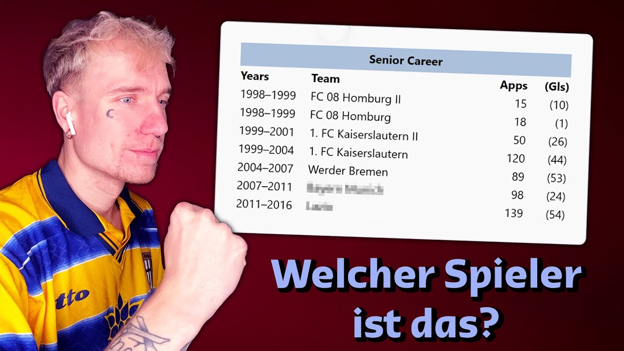 Ich errate Fussballer anhand ihrer Karriere 😮‍💨