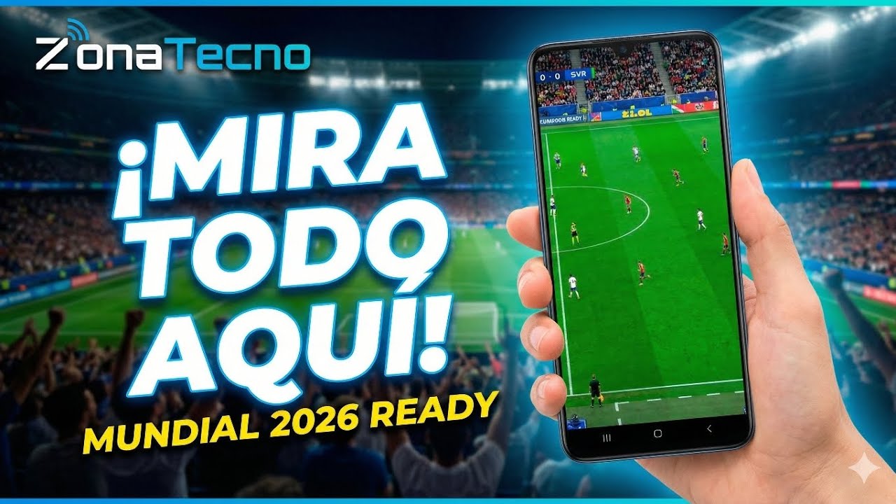 &iexcl;No te pierdas NADA! ⚽ TOP 3 Apps para Ver DEPORTES y TV en Android (Mundial 2026 Ready)