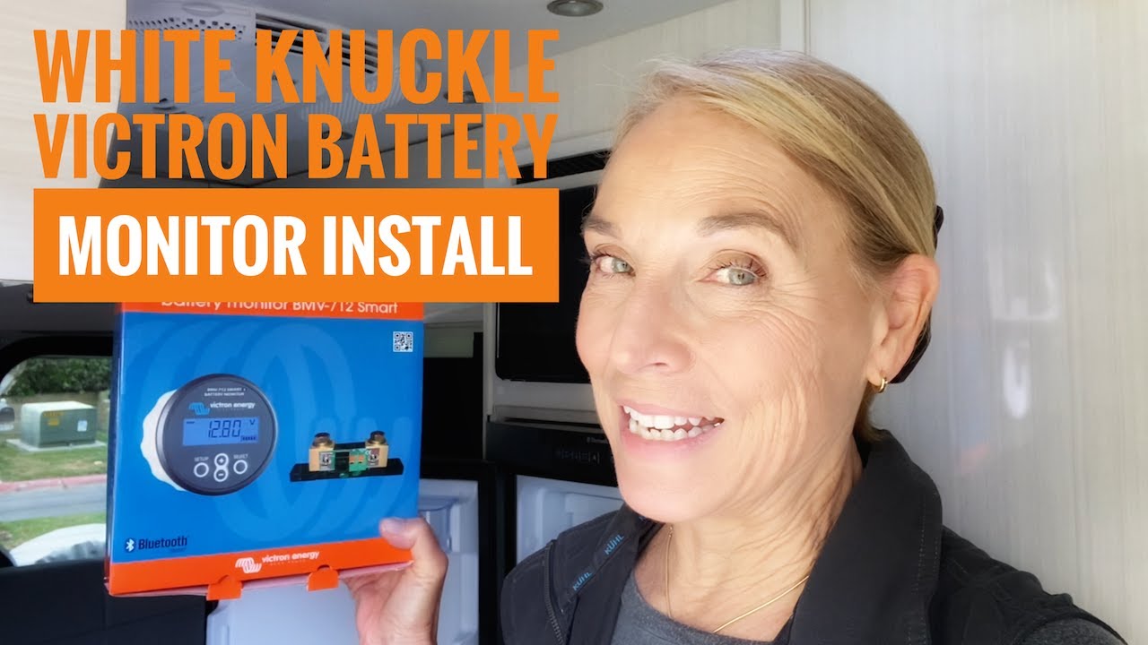 Victron Battery Monitor installed in a PleasureWay Campervan