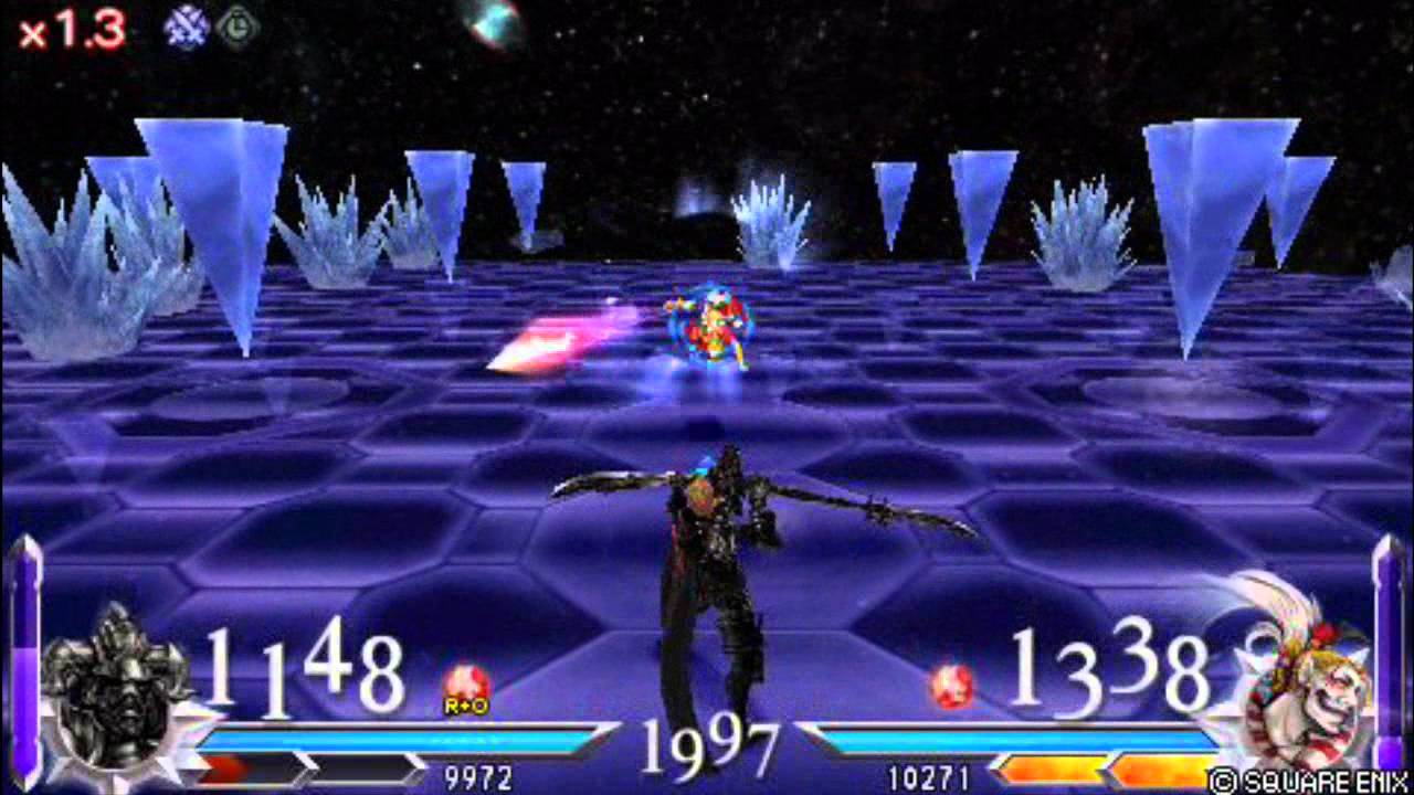[Dissidia 012 Online] Gabranth[Jet] vs Kefka[Truth] M1, M2, M3