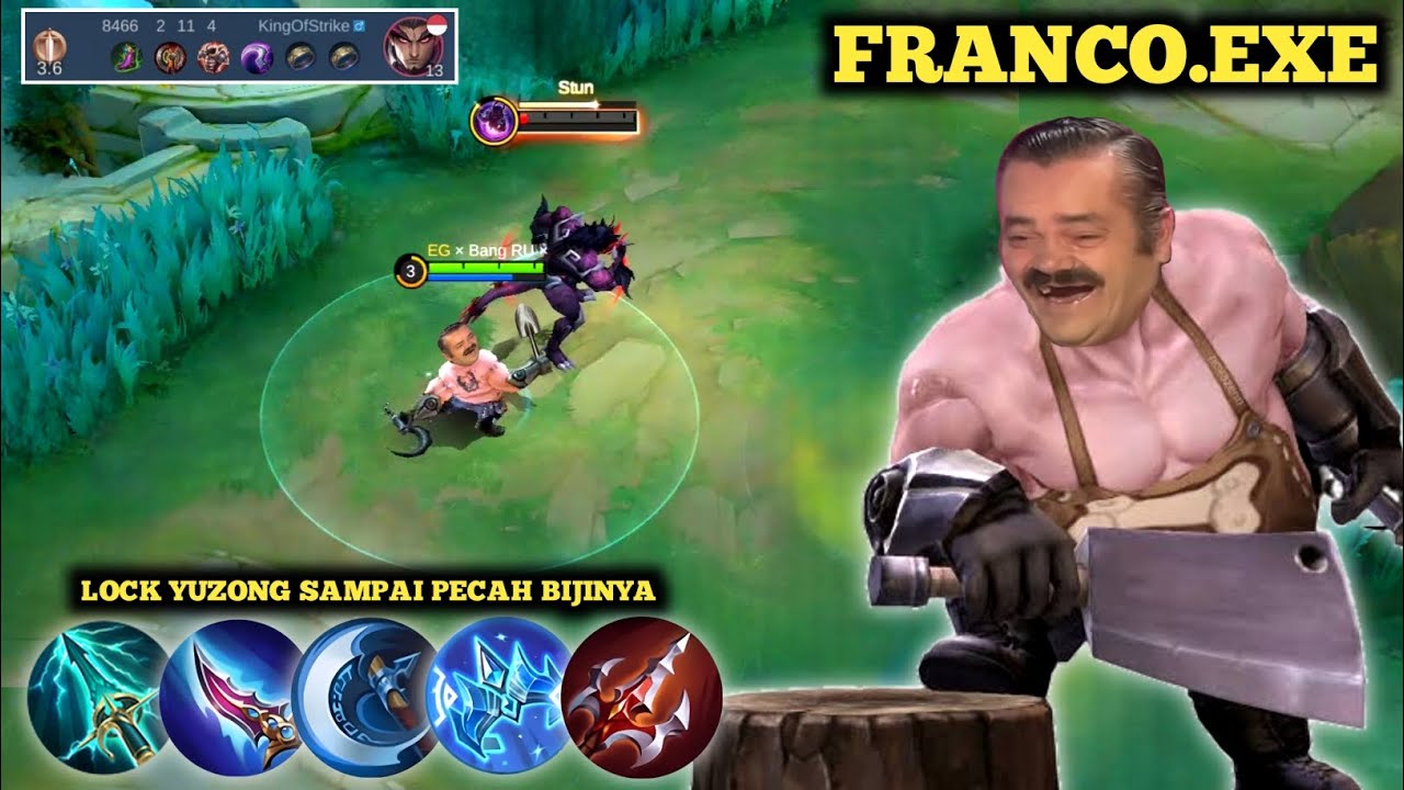 FRANCO.EXE || KETIKA FRANCO MECAHIN BIJ* YUZONG
