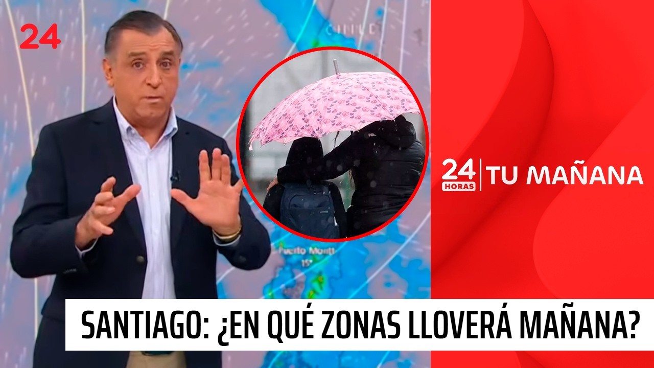 Llega el otoño con lluvias: Iván Torres confirma pronóstico para Santiago