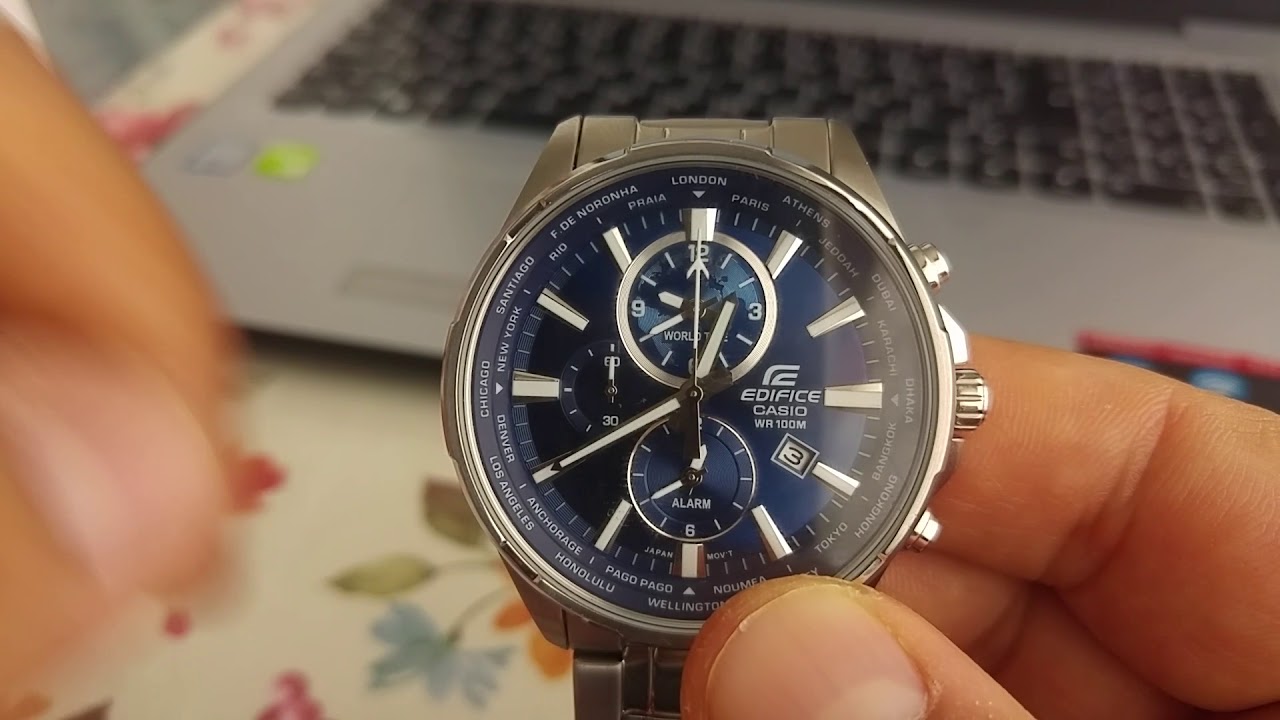 Casio Edifice EFR 304D saat ayarları ve kısa incelemesi