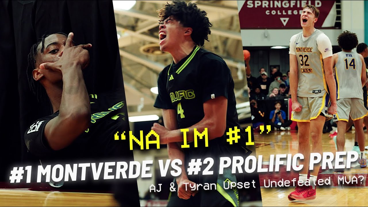 Prolific Prep vs Montverde Game Of The Year?! Tyran Stokes & AJ Dybantsa Went At #1 Cooper Flagg