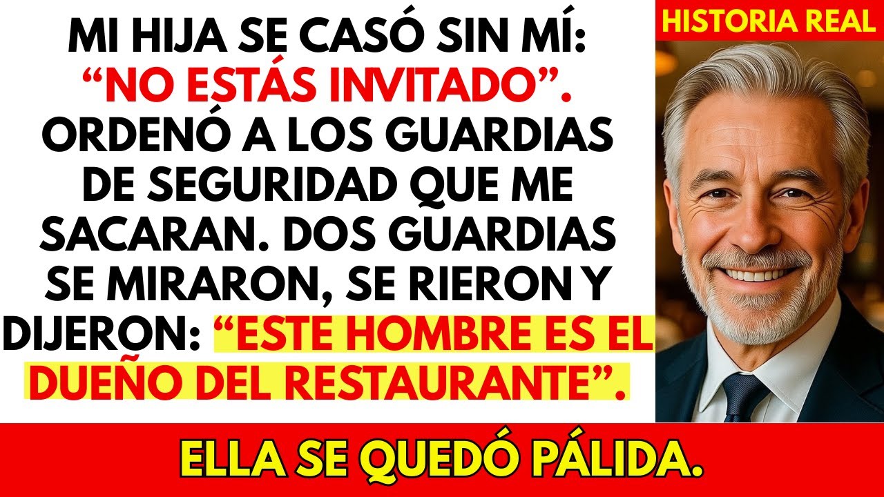 ¡No estás invitado!, dijo mi hija… hasta que seguridad le reveló la horrible verdad