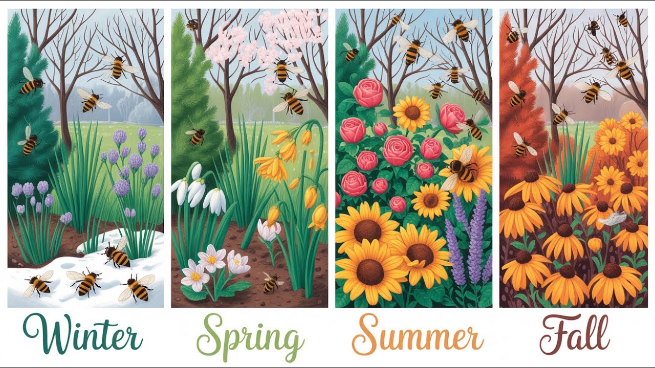 The Secret to a Buzzing Backyard (All Seasons!)