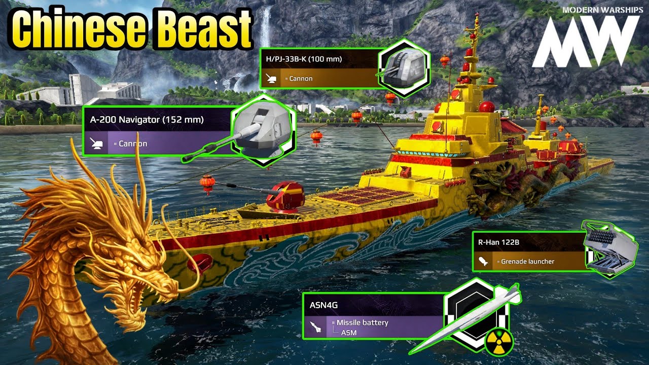 Under 800 Artcoin Most Brutal Chinese Ship 🔥 High DPM ☠️ - Modern Warships 
