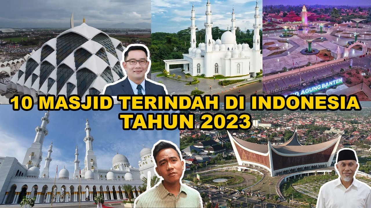 Masih Dari Sumbar , Masjid Terindah di Indonesia . 10 Masjid Terindah di Indonesia 2023