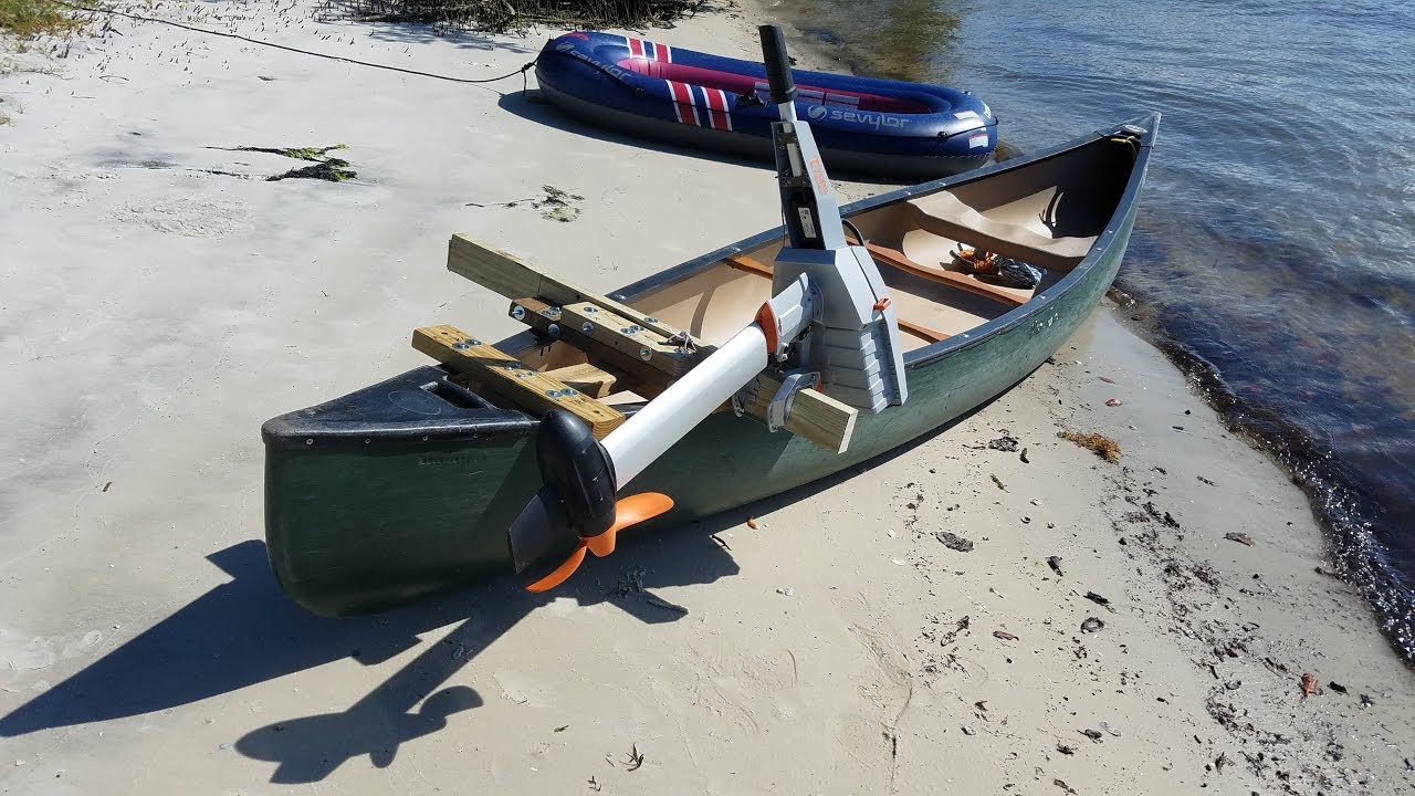 Speed test for Discovery 158 canoe with Torqeedo 1003 electric outboard (1000W).