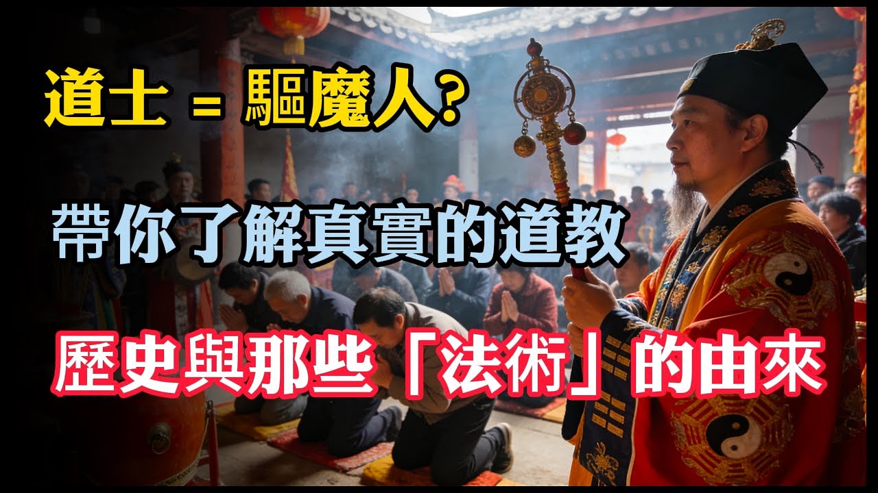 道士 = 驅魔人？帶你了解真實的道教歷史與那些「法術」的由來。