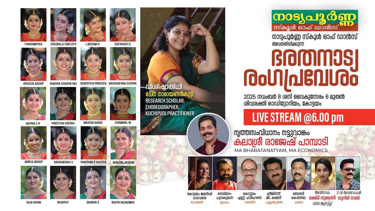 Bharatanatyam Rangapravesham 2025 | Natyapoorna School of Dance |