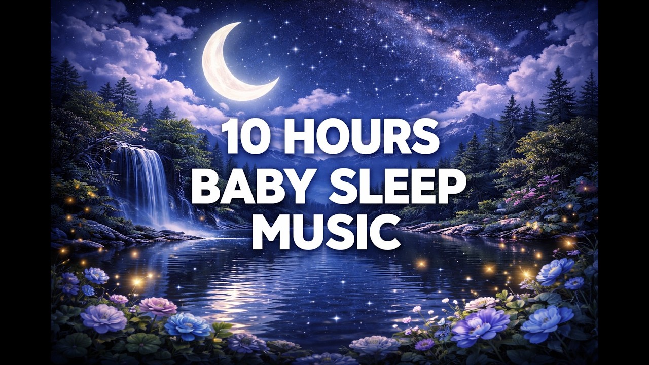 Baby Sleep Music (10hr) 🎹 Brahms Style Lullaby for Instant Deep Sleep