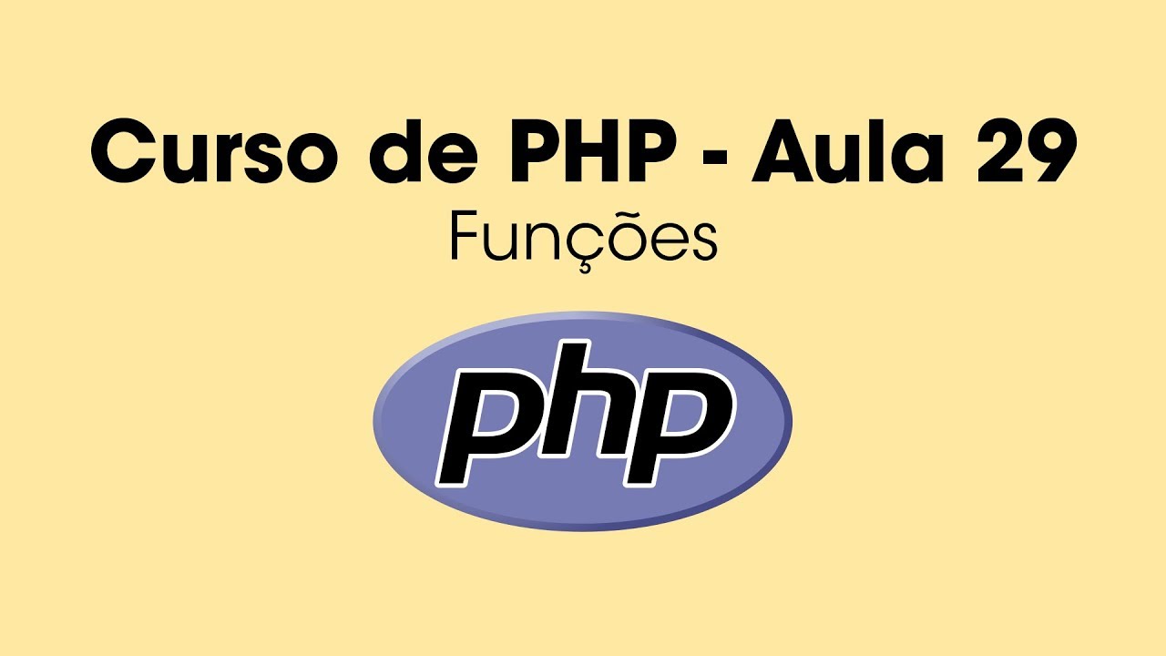 Funções em PHP (function) - Aula 29