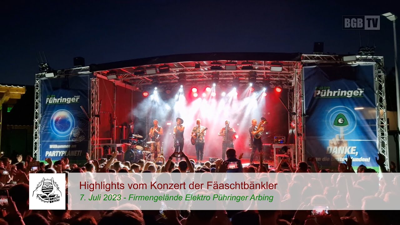Highlights vom Konzert der Fäaschtbänkler