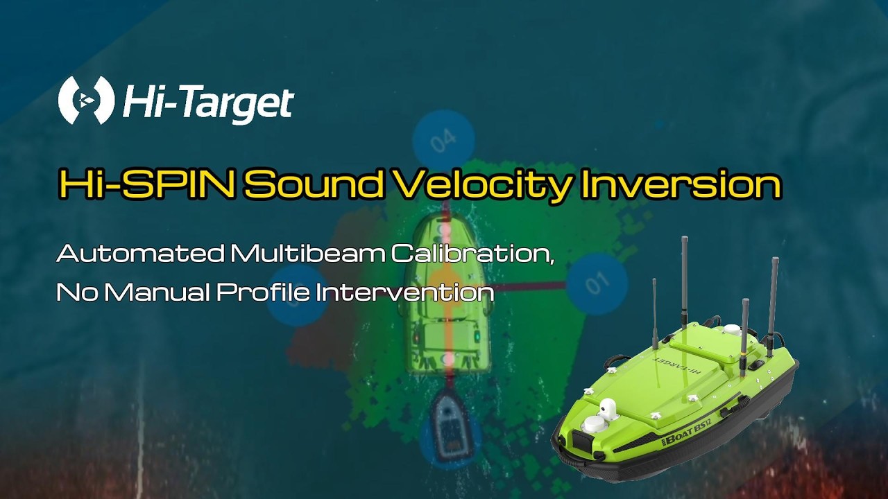 Introducing Hi-Spin Sound Velocity Inversion Technology by Hi-Target.#Hi-Target#Hydrography