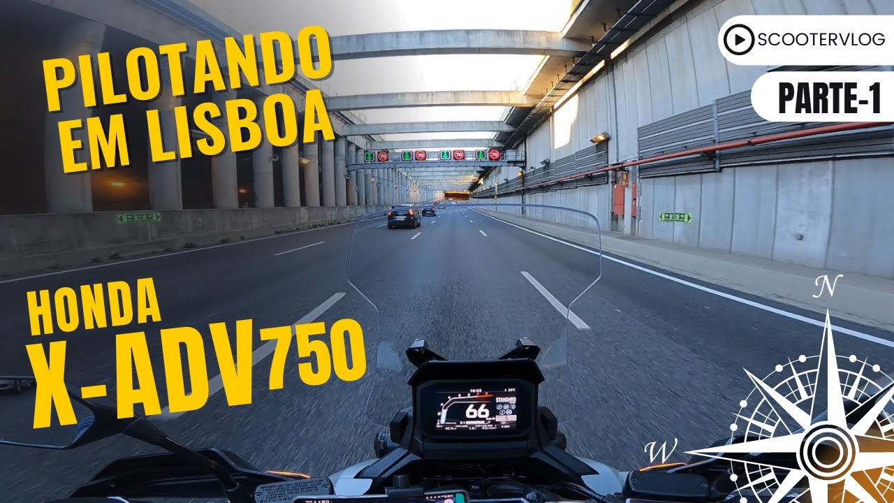 Bora de X-ADV 750 2022 - Rolê até o Parque das Nações em Lisboa