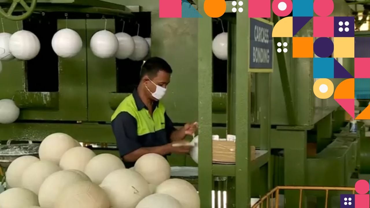 Kepoin Pabrik Pembuatan Bola Voli | SI UNYIL