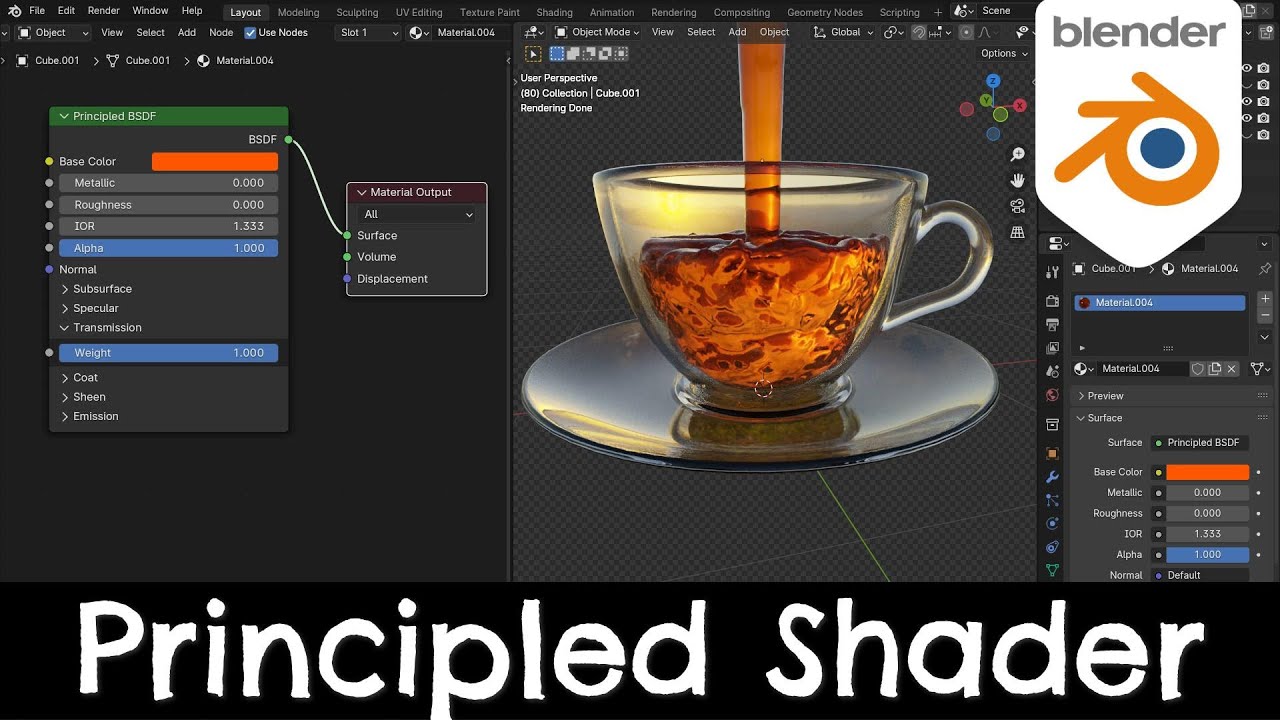 Principled BSDF Shader | Blender 4.1 Tutorial
