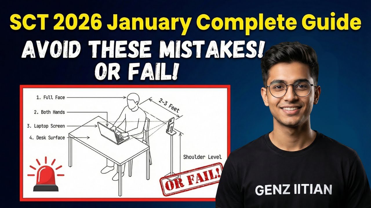 SCT 2026 New Rules | Step by Step Guide to Complete | Don't DO THESE MISTAKES | Gen-Z IITian