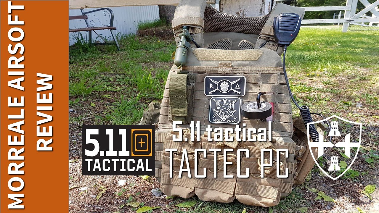 [Fr] 5.11 tactical Tactec plate carrier overview - english sub