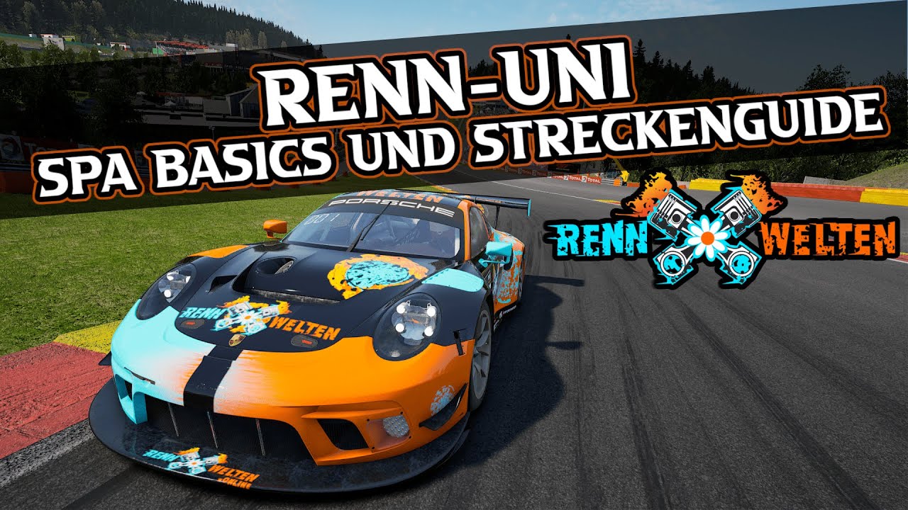 RennWelten Renn-Uni | Spa im Porsche | Basic Setup | Renn-Uni Teaser | Assetto Corsa Competizione