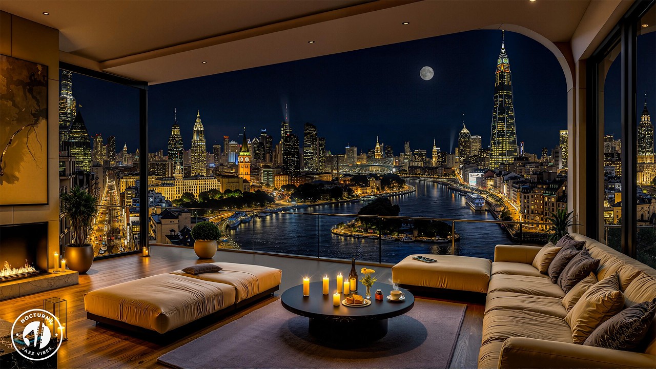 Smooth Jazz Rhythms To Dispel All Worries And Fatigue - Soft Jazz In A Relaxing Apartment Space