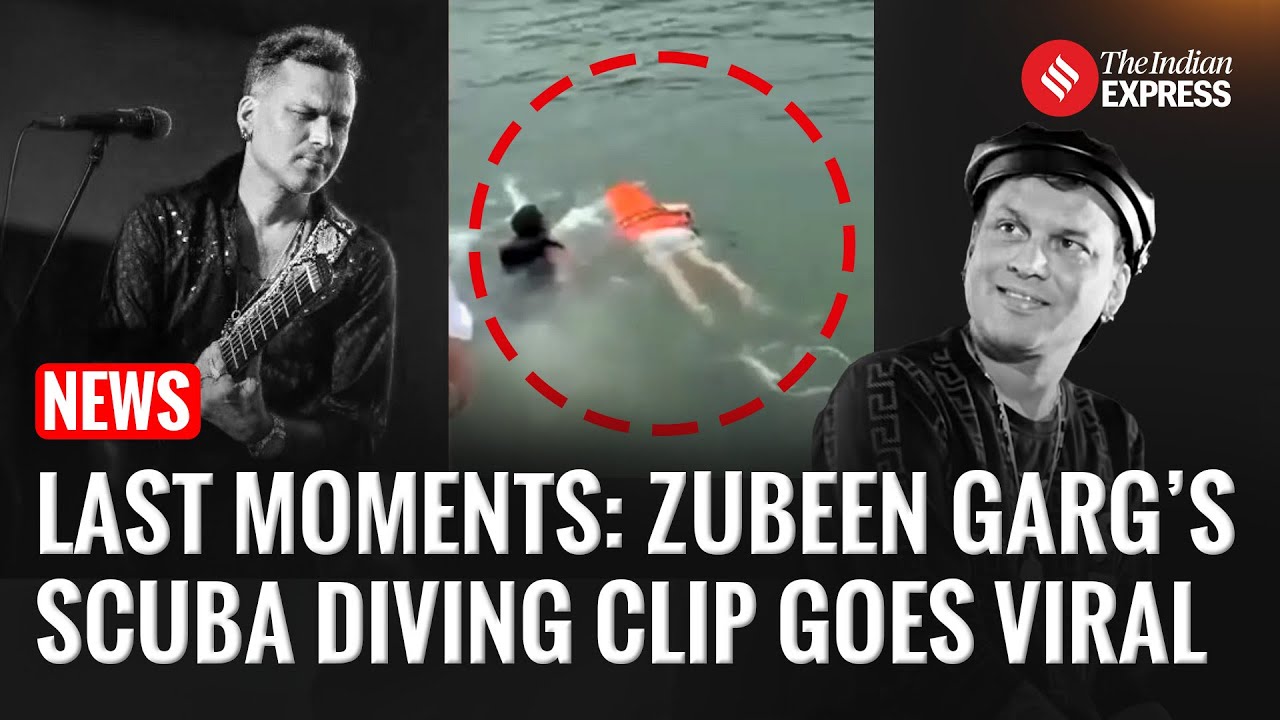 Viral Video Shows Zubeen Garg Scuba Diving In Singapore, Before Tragedy | Zubeen Garg Death
