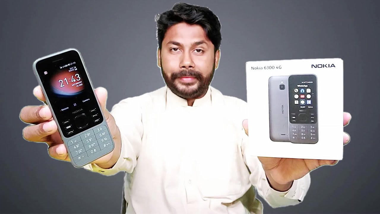 Nokia 6300 4G Unboxing & Review | 512MB+4GB | Price In Pakistan
