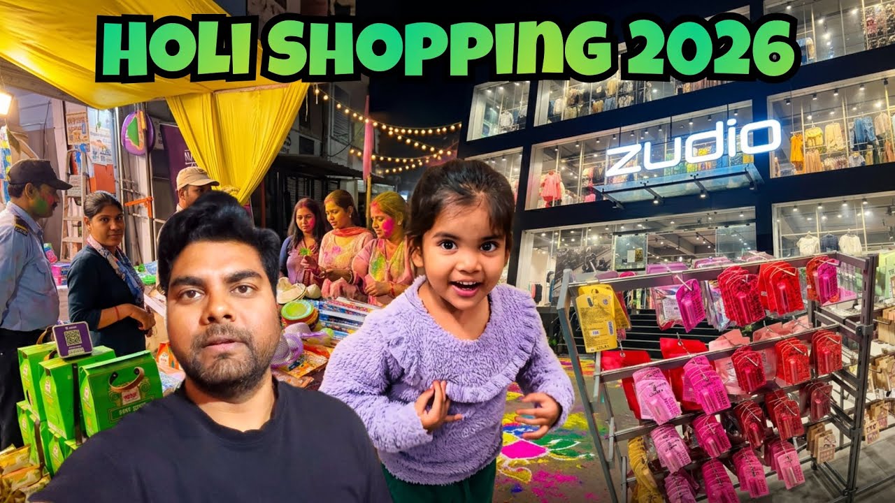 Holi Shopping 2026 | होली शॉपिंग 2026 | Holi Mein Kia Ne Kya Kya Kharida? 😱 | Zudio Shopping 😍 