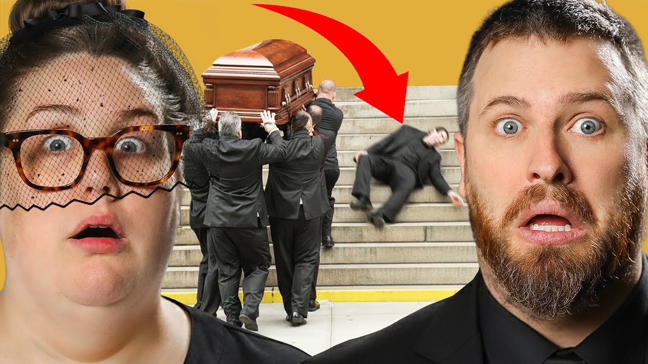 Falling At A Funeral