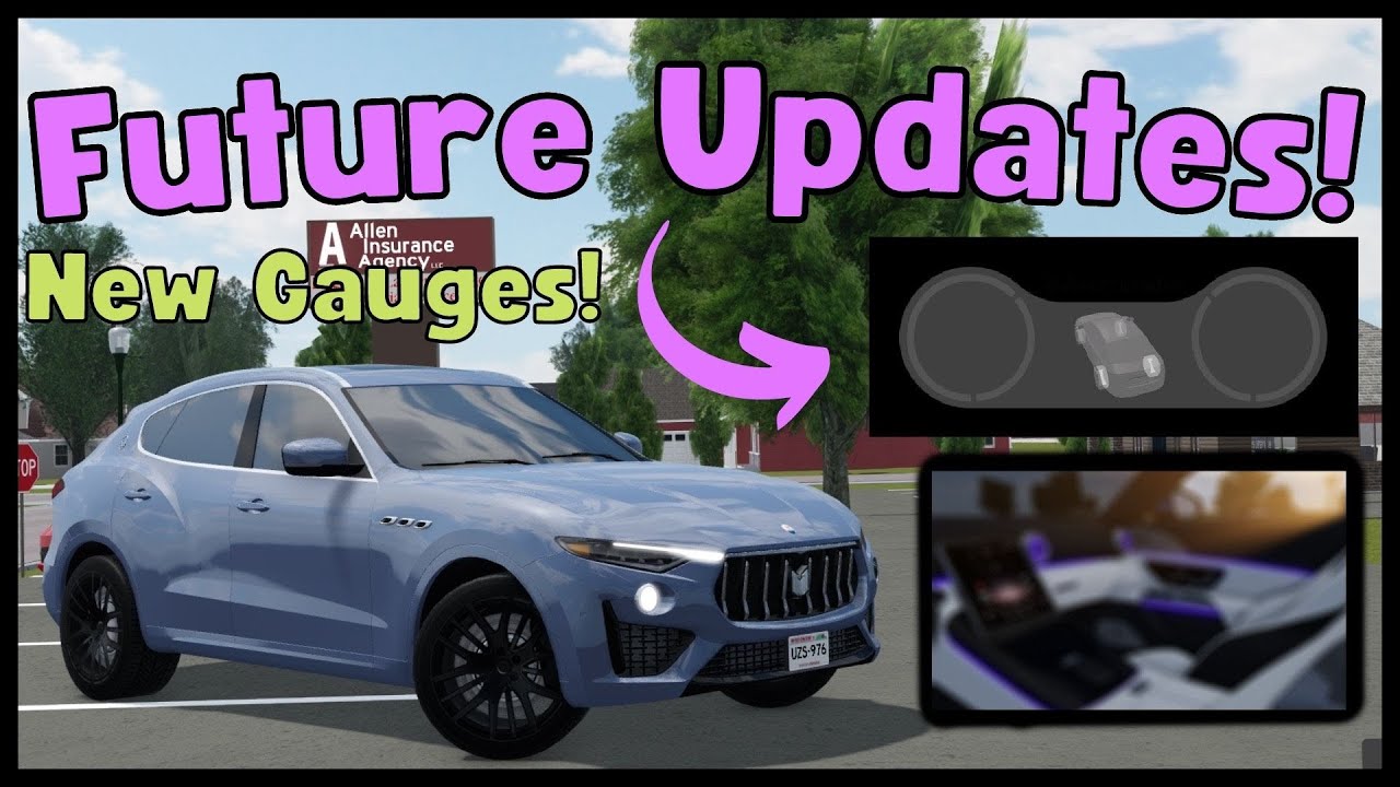 GV FUTURE UPDATES! || NEW GAUGES + MERCEDES SL! || Greenville Roblox