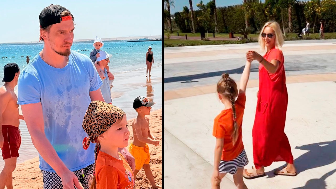 Лера Кудрявцева с мужем и дочкой на Конкурсе Мама папа я Спортивная семья