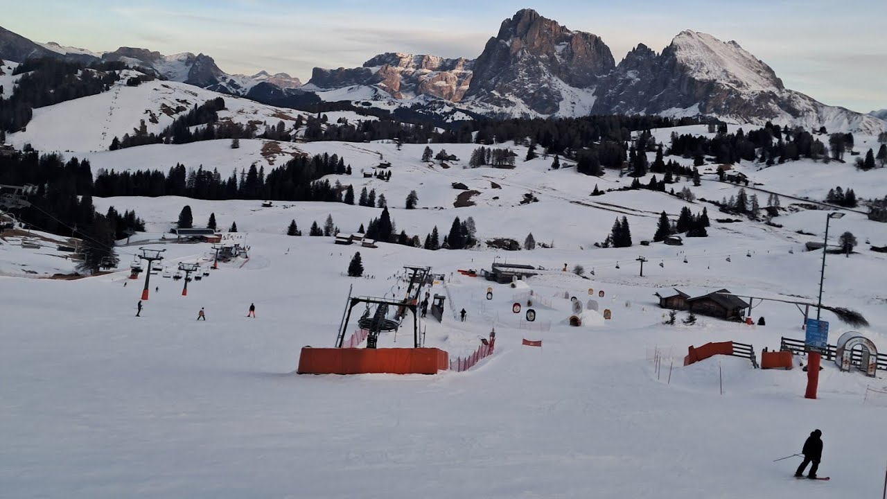 Alpe di Siusi -Snowboard nelle Dolomiti 