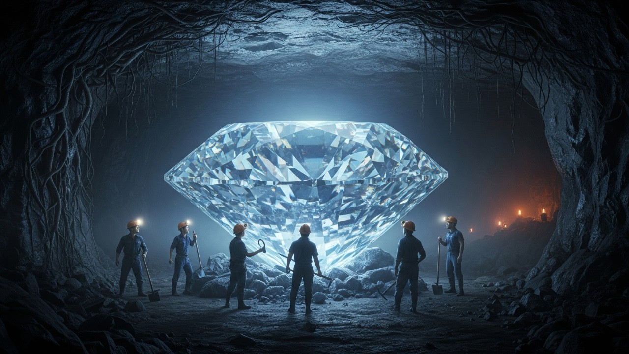 Così si formano e si estraggono i diamanti 💎 sotto terra