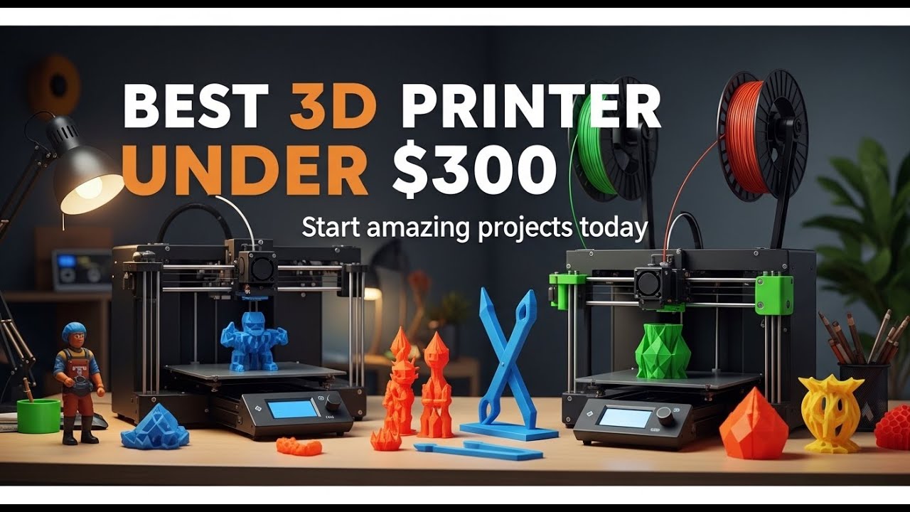 Топ-5 лучших 3D-принтеров до 300 долларов в 2026 году | Я протестировал все 3D-принтеры до 300 до...