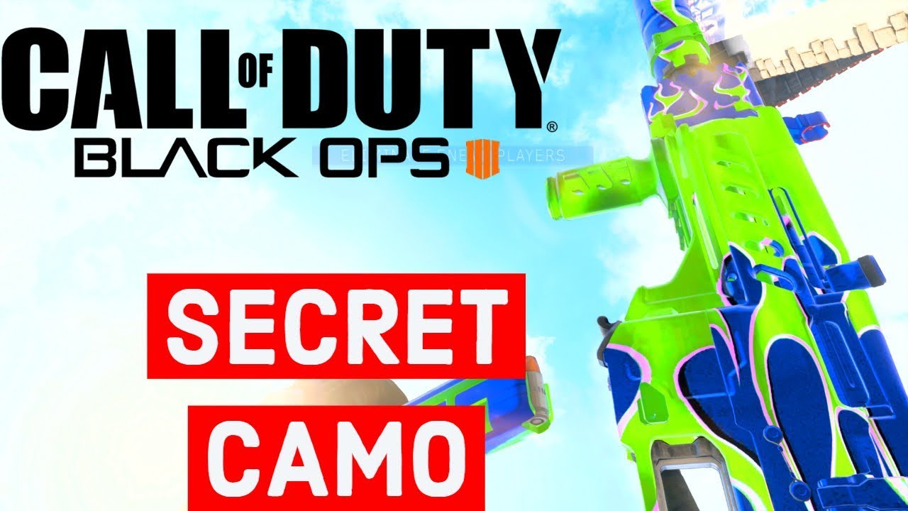 HOW TO UNLOCK SECRET REACTIVE CAMO IN BLACK OPS 4//BO4 TIPS AND TRICKS//MX9 VARIANT