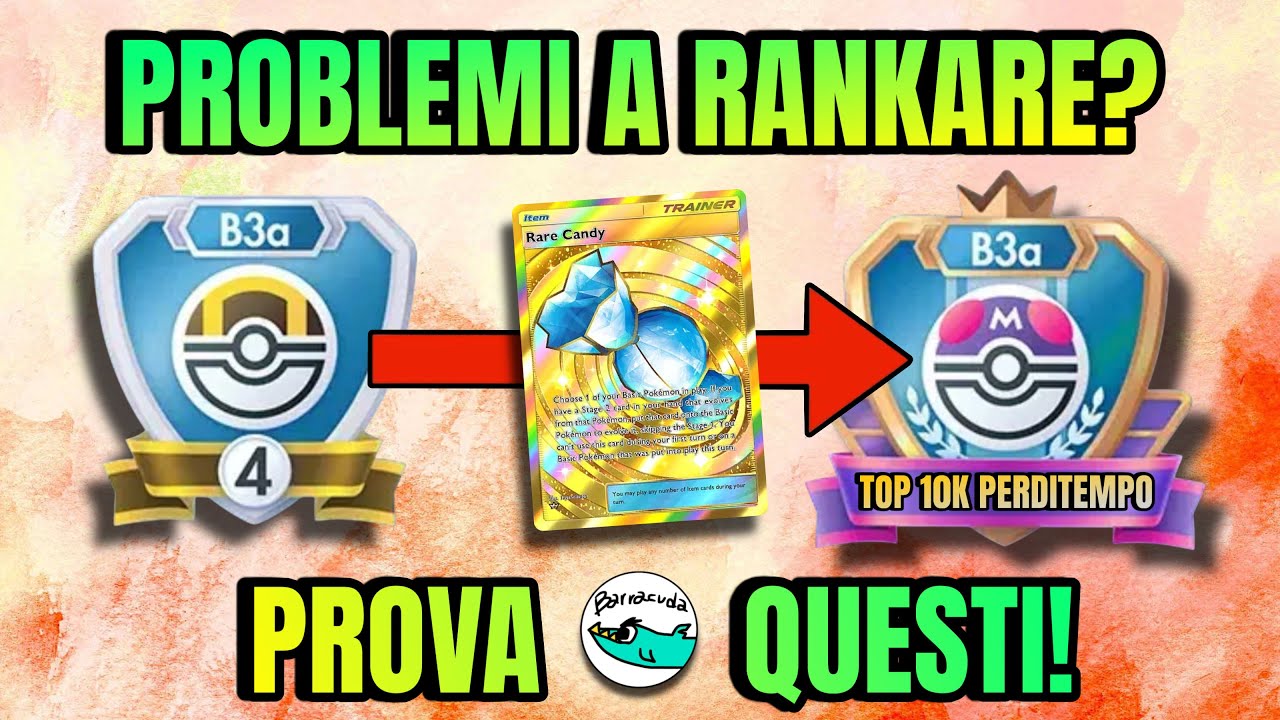 I MIGLIORI DECK DA USARE SE SEI BLOCCATO IN RANKED DIRETTAMENTE DALLA DECKERIA! Pokemon TCG Pocket!