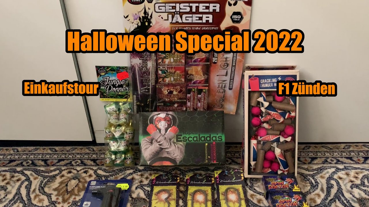 Feuerwerks Einkaufstour 2022 F1 / Vorfreude auf Silvester 2022 / F1 Zünden / Halloween Special 2022
