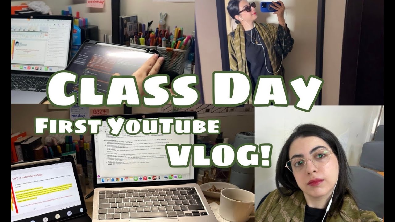 VLOG1: يوم عادي مع الدراسة