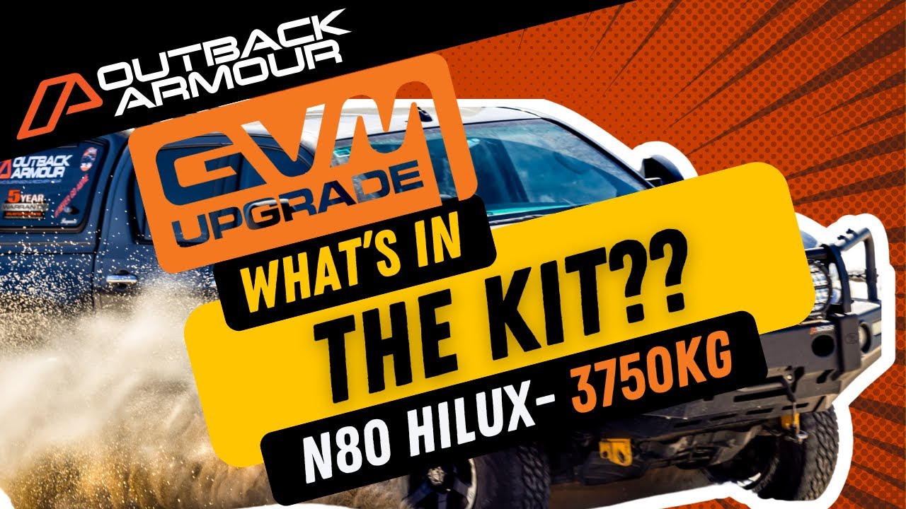 Outback Armour 3750kg GVM Upgrade -Toyota N80 Hilux - Whats in the kit?