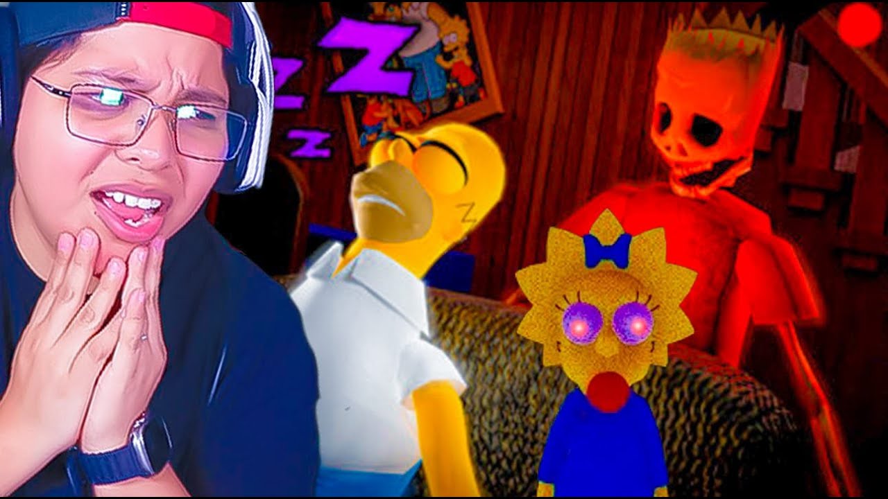 NO DEBÍ JUGAR EL JUEGO DE TERROR DE LOS SIMPSON EN ROBLOX 😰🔪 | Pathoblox
