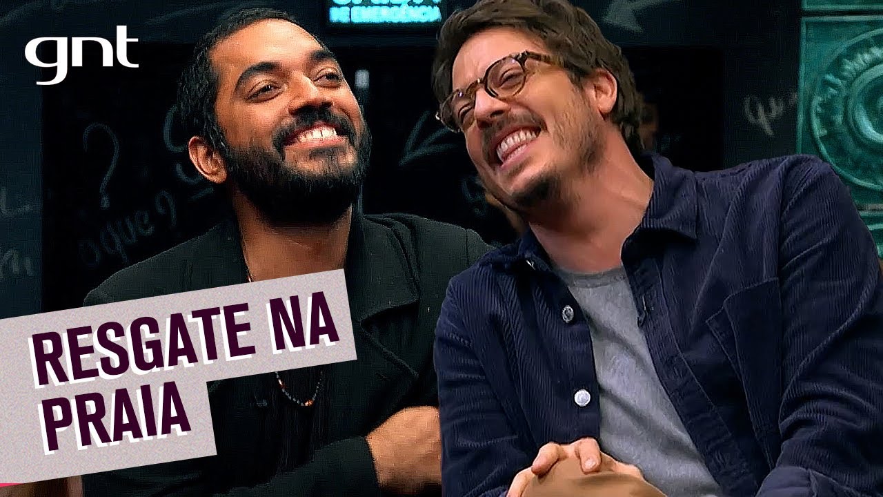 Thomás Aquino foi ENGOLIDO por ONDA em gravação 😱 | Que História É Essa, Porchat | GNT