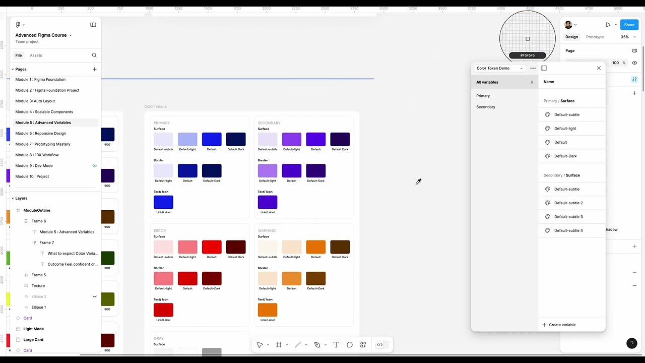 Complete Figma Course: Color Tokens
