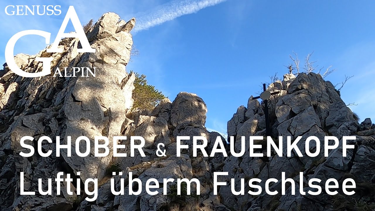 Schober (1.328 m) und Frauenkopf (1.309 m): Luftig überm Fuschlsee