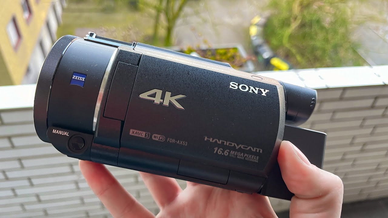 Sony FDR-AX53 4k camcorder test with zoom, stabilizer, low light footage in 2024