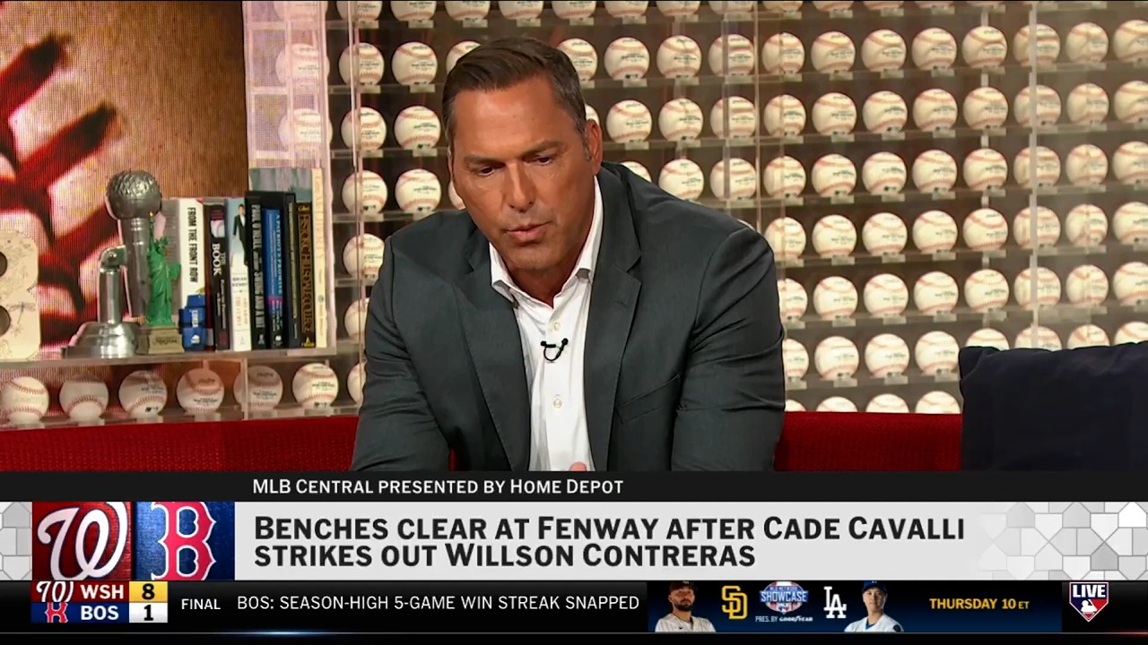 MLB Network реагирует на инцидент с участием Уилсона Контрераса и Кейда Кавалли, приведший к выхо...