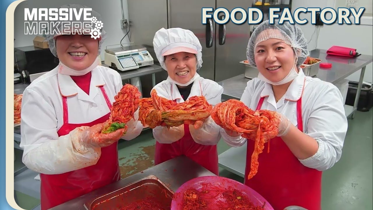 Glazed Donuts and Korean Kimchi Factory Secrets | Food Factory