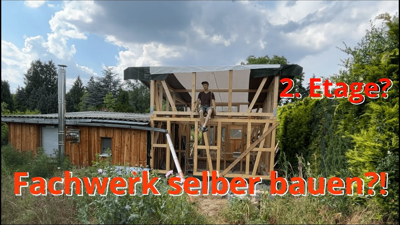 2.Etage für mein Tinyhouse (Fachwerk selber bauen)