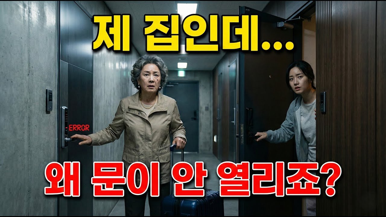환갑 선물로 1억짜리 유럽 크루즈를 받았습니다. 한 달 뒤 돌아오니... 제 집에 다른 사람이 살고 있었어요