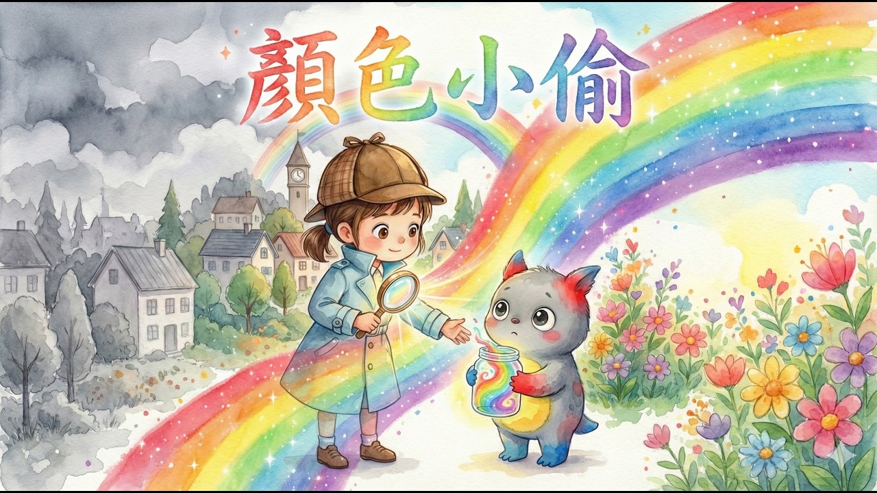 繪本故事: 顏色小偷